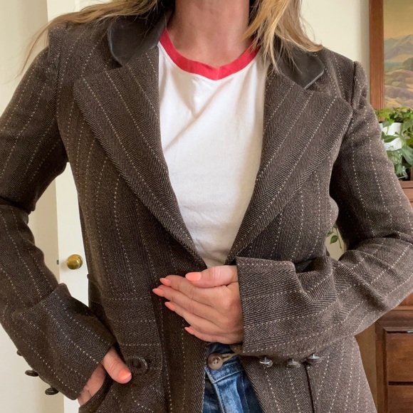 Louis Verdad Pinstripe suit trench coat - Picture 12 of 12